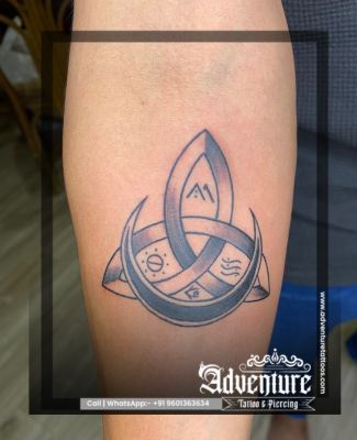 Geometric tattoo design Adventure Tattoo Ahmedabad